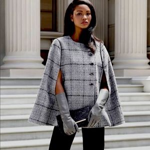 The limited plaid keep coat and gloves NWT